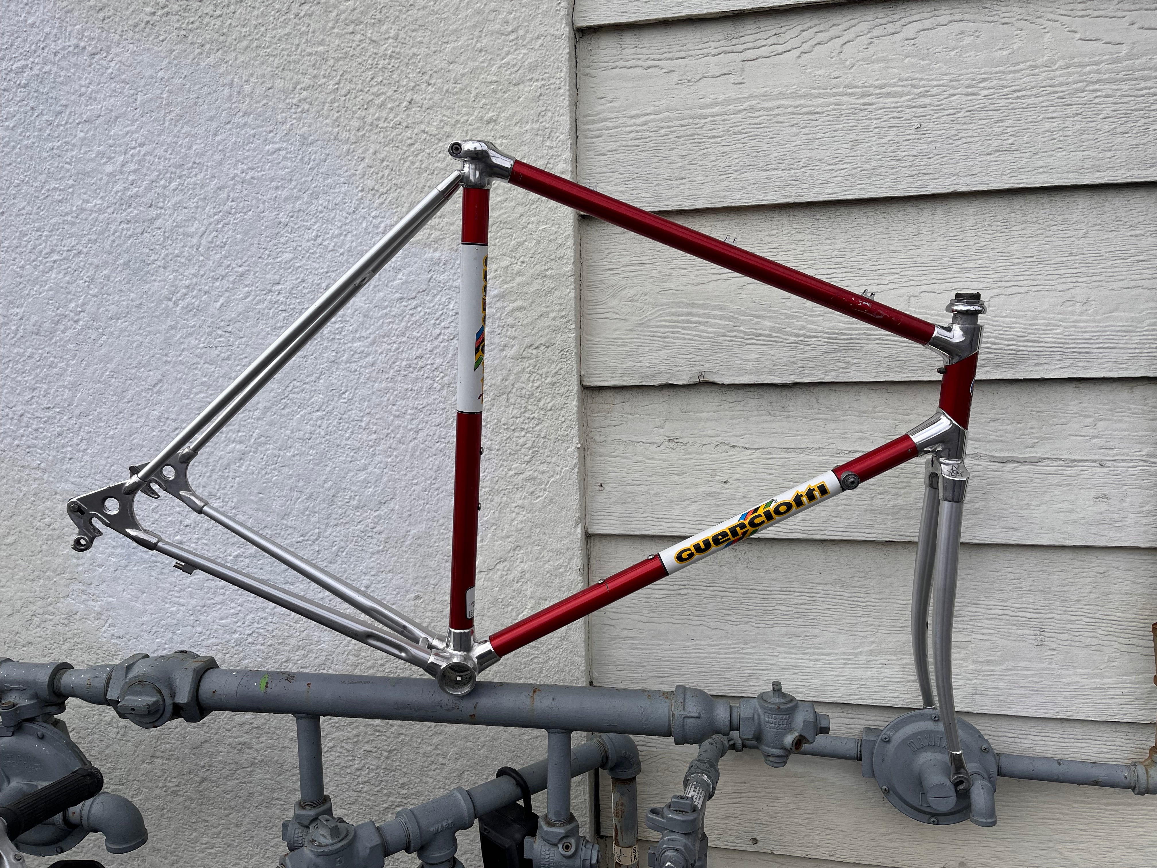 Used road clearance bike frame