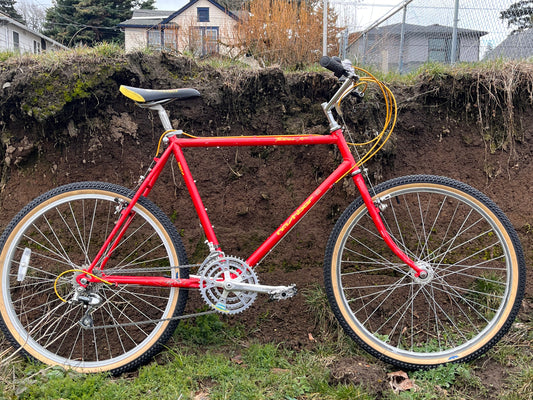 Nashbar Terra XT 1985 vintage Mountain Bike 21” frame 26” wheels Nitto Shimano custom refurbished