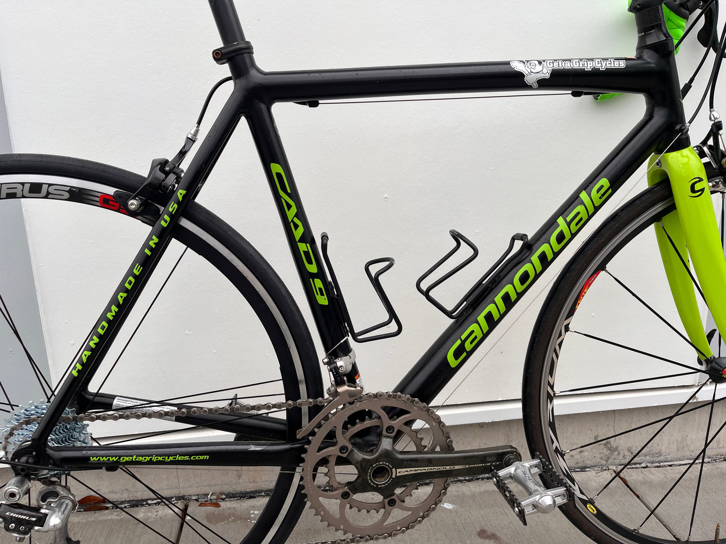 Cannondale CAAD9 campagnolo chorus 2x10 compact 54cm road bike custom refurbished