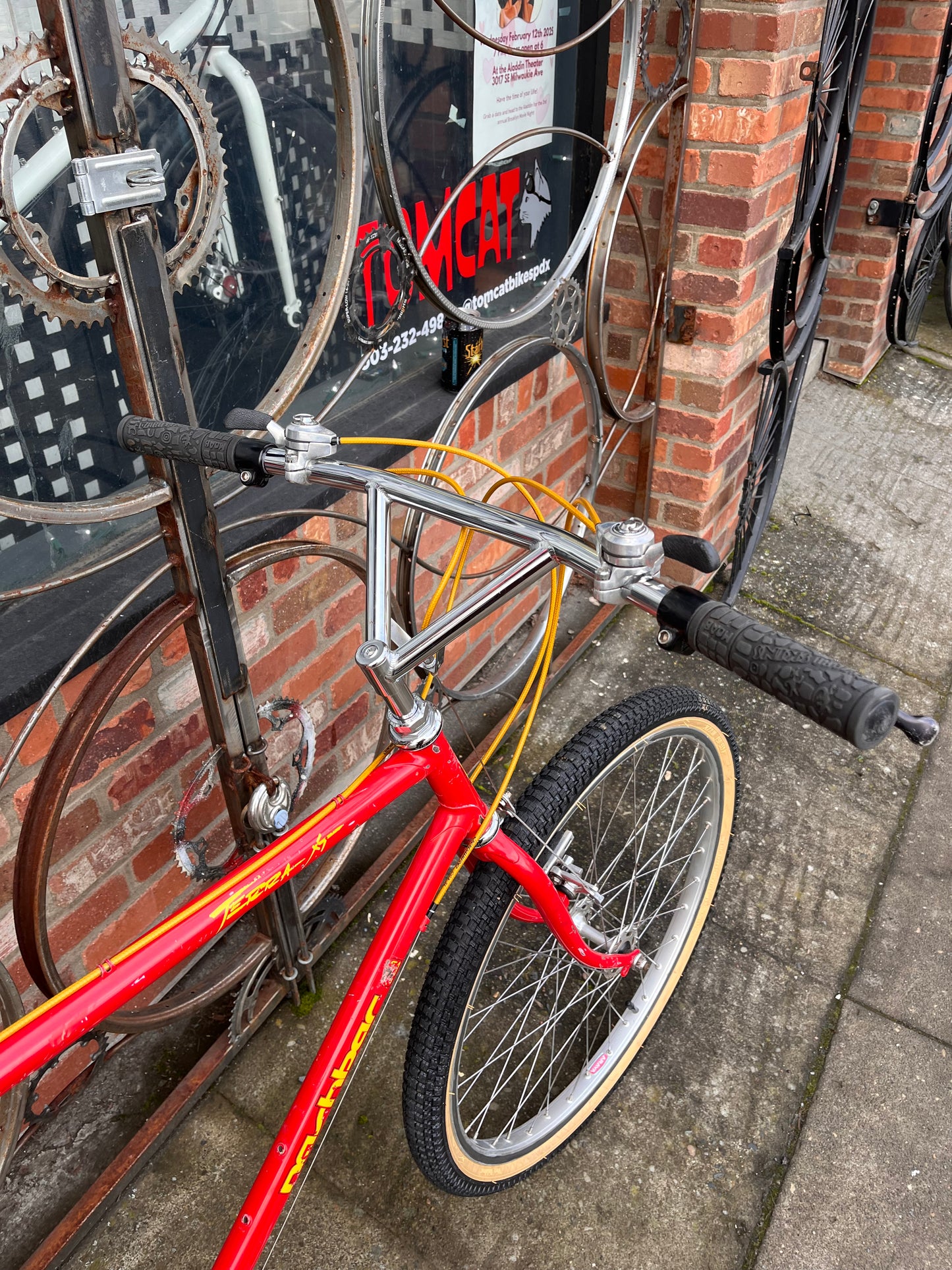 Nashbar Terra XT 1985 vintage Mountain Bike 21” frame 26” wheels Nitto Shimano custom refurbished