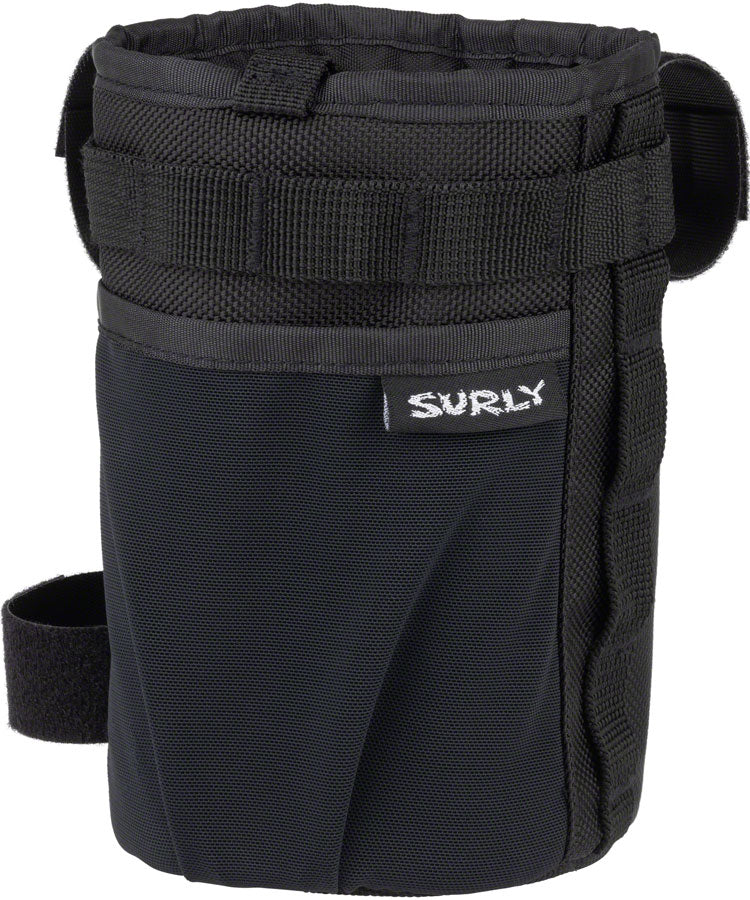 Surly Dugout Feed Bag for handlebar stem, Black